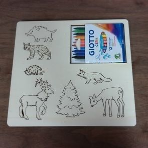 Kit de coloriage Kit de coloriage Forêt