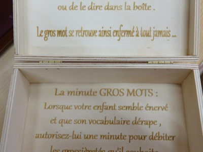 Boîtes Boîte à gros mots