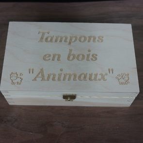 Tampons Boîte de tampons Animaux 