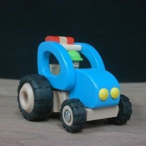 Véhicules Tracteur bleu