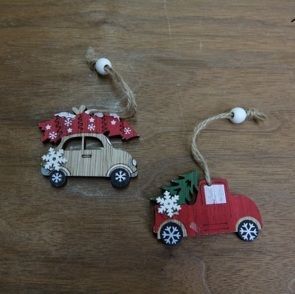 Décorations de Noël à suspendre Voiture